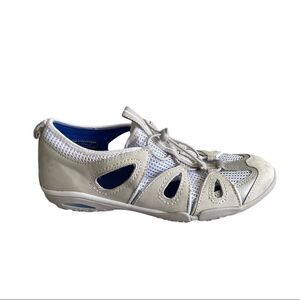 Rockport White Leather Slip-On Casual Hiking Sneaker Sandals Shoes Rubber Sole 9